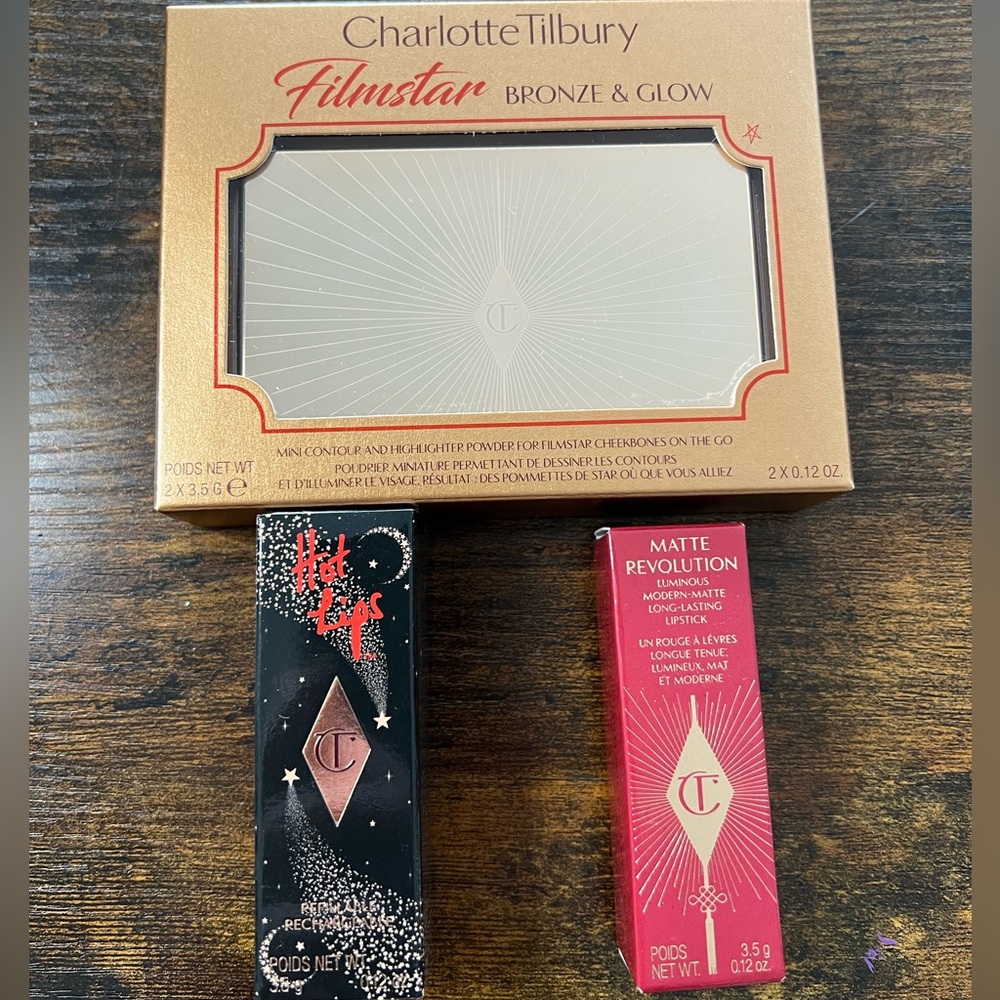 💄Charlotte Tilbury Lips and Filmstar Bronze & Glow 🎥 💫 💋